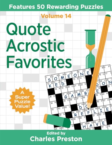 Quote Acrostic Favorites: Features 50 Rewarding Puzzles von aka Associates