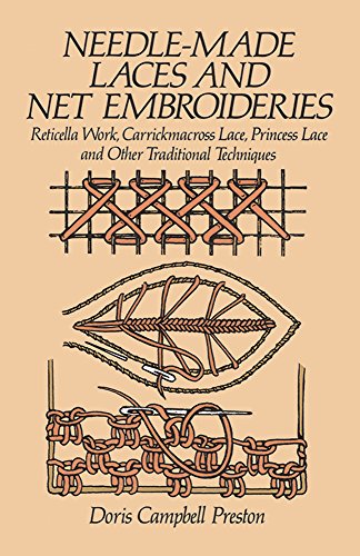 Needle-Made Laces and Net Embroideries: Reticella Work, Carrickmacross Lace, Princess Lace and Other Traditional Techniques (Dover Knitting, Crochet, Tatting, Lace) von Dover Publications