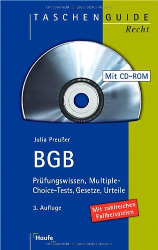 BGB: Prüfungswissen, Multiple-Choice-Tests, Gesetze, Urteile
