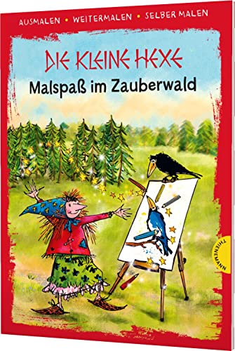 Die kleine Hexe (Ausmalen, weitermalen, selber malen): Malspaß im Zauberwald | Das kreative Malbuch zum Kinderbuch-Klassiker von Otfried Preußler von Thienemann