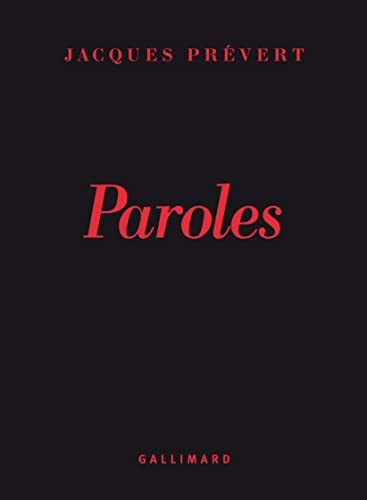 Paroles von GALLIMARD