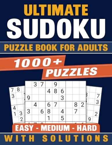 Ultimate Sudoku Puzzle Book For Adults with Solutions von Independently published