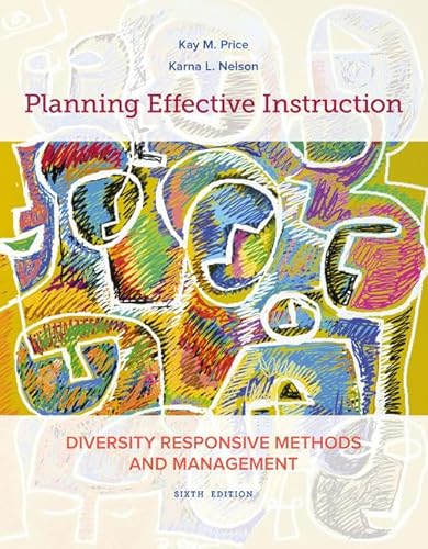 Planning Effective Instruction: Diversity Responsive Methods and Management (Mindtap Course List) von Cengage Learning