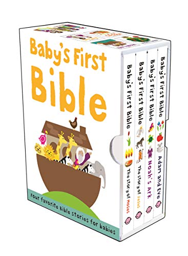 Baby's First Bible Boxed Set: The Story of Jesus, Noah's Ark, the Story of Moses, Adam and Eve: The Story of Moses, the Story of Jesus, Noah's Ark, and Adam and Eve (Bible Stories)