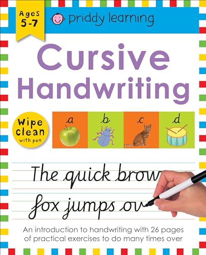 Cursive Handwriting: Wipe Clean Workbooks von Priddy Books