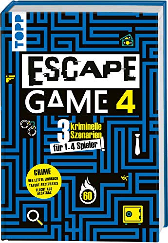 Escape Game 4 CRIME: 3 kriminelle Szenarien für 1-4 Spieler: Der letzte Einbruch, Tatort Arztpraxis, Flucht aus Alcatraz von Frech