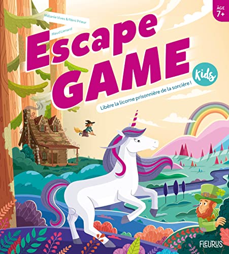 Escape Game Kids Libère la licorne prisonnière de la sorcière !