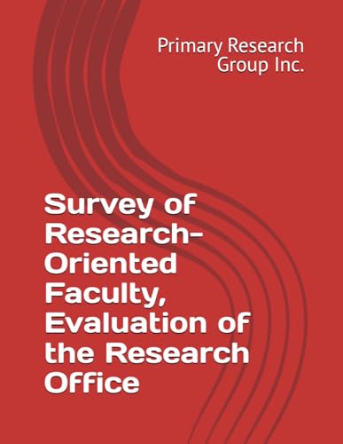 Survey of Research-Oriented Faculty, Evaluation of the Research Office Survey of Research-Oriented Faculty, Evaluation of the Research Office von Primary Research Group