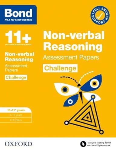 Bond 11+: Bond 11+ Non-verbal Reasoning Challenge Assessment Papers 10-11 years: Ready for the 2024 exam