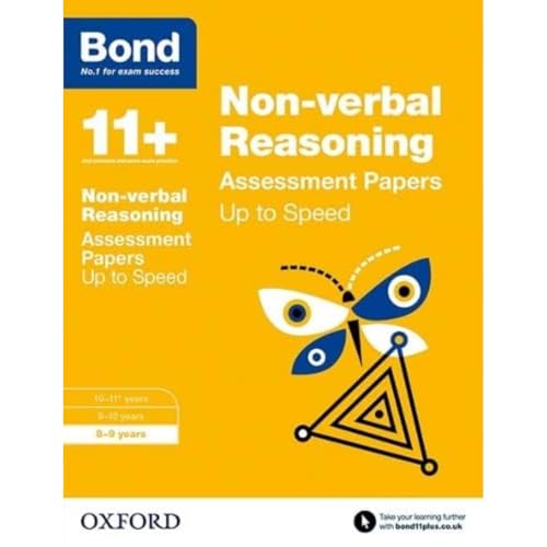 Bond 11+: Non-verbal Reasoning: Up to Speed Papers: 8-9 years