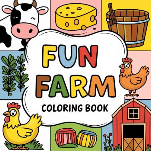 FUN FARM coloring book von Independently published
