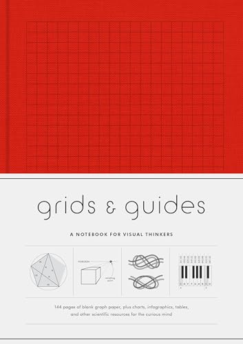 Grids & Guides (Red): A Notebook for Visual Thinkers