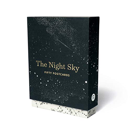 The Night Sky: Fifty Postcards (50 designs; archival images, NASA ephemera, photographs, and more in a gold foil stamped keepsake box;): 50 Postcards