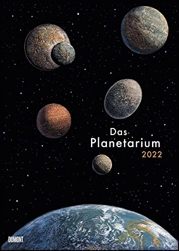 Das Planetarium 2022 ? Astronomie im Wand-Kalender ? Illustriert von Chris Wormell ? Poster-Format 50 x 70 cm von DuMont