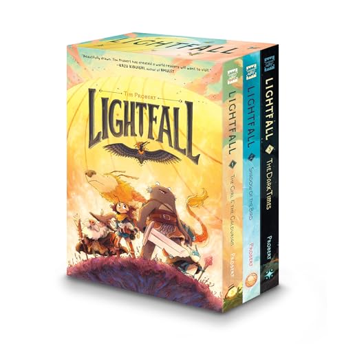 Lightfall 3-Book Box Set: A Graphic Novel Collection: Shadow of the Bird, The Dark Times, The Girl & the Galdurian von HarperAlley