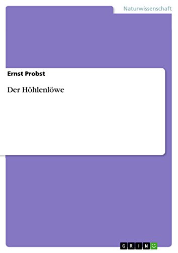 Der Höhlenlöwe Der Höhlenlöwe