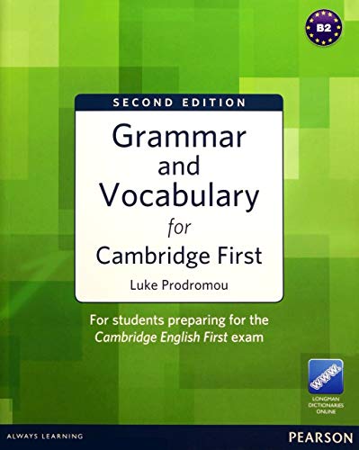 Grammar and Vocabulary for Cambridge First von Pearson Longman