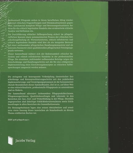 Einführung von ethischen Fallbesprechungen: Ein Konzept für die Pflegepraxis: Ethisch begründetes Handeln praktizieren, stärken und absichern von Jacobs Verlag