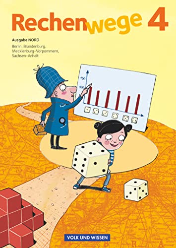 Rechenwege - Nord - Aktuelle Ausgabe - 4. Schuljahr: Schulbuch mit Kartonbeilagen von Cornelsen Verlag GmbH