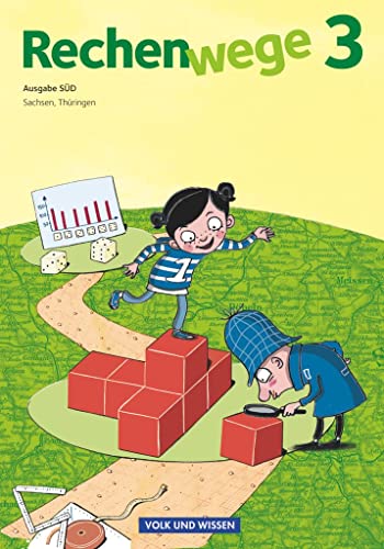 Rechenwege - Süd - Aktuelle Ausgabe - 3. Schuljahr: Schulbuch mit Kartonbeilagen