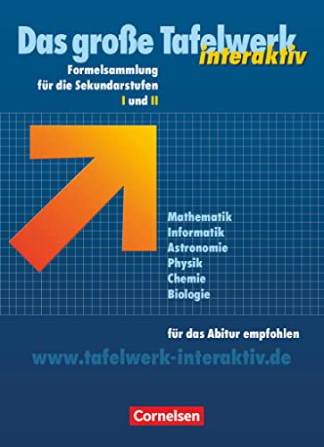 Das große Tafelwerk interaktiv Formelsammlung für die Sekundarstufen I und II von Cornelsen Verlag GmbH