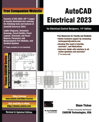AutoCAD Electrical 2023 for Electrical Control Designers, 14th Edition von CADCIM Technologies
