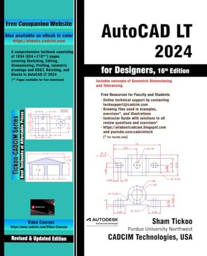 AutoCAD LT 2024 for Designers, 16th Edition