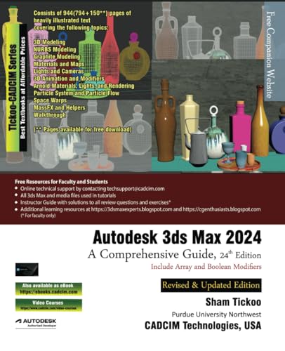 Autodesk 3ds Max 2024: A Comprehensive Guide, 24th Edition von CADCIM Technologies