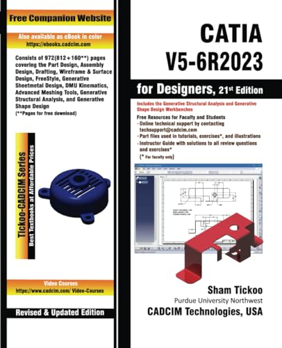 CATIA V5-6R2023 for Designers, 21st Edition von CADCIM Technologies