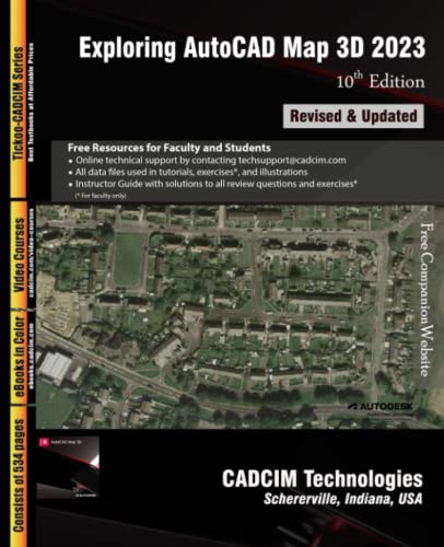 Exploring AutoCAD Map 3D 2023, 10th Edition