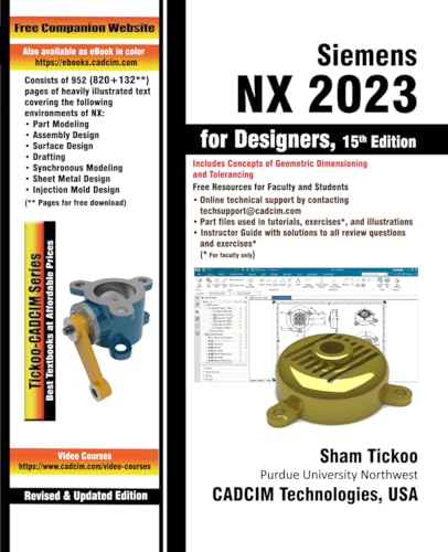Siemens NX 2023 for Designers, 15th Edition
