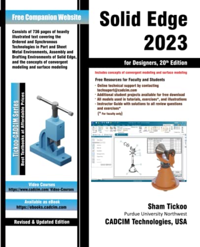 Solid Edge 2023 for Designers, 20th Edition von CADCIM Technologies