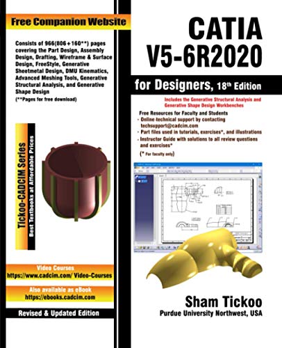 CATIA V5-6R2020 for Designers, 18th Edition