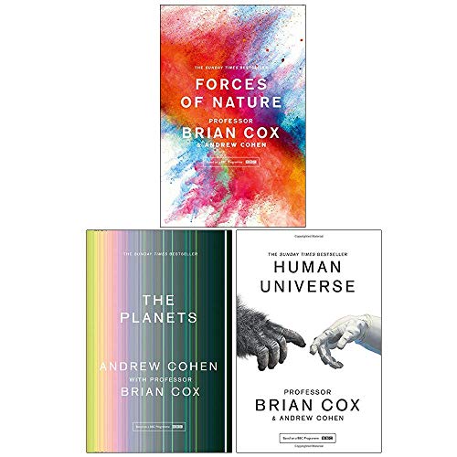 Brian Cox 3 Books Collection Set (The Planets, Human Universe & Forces of Nature)