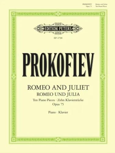 Romeo and Juliet. Ten pieces for Piano (1937) für Klavier solo op. 75 -Romeo und Julia, zehn Klavierstücke-: Klavierauszug