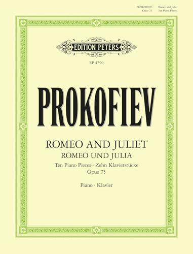 Romeo and Juliet. Ten pieces for Piano (1937) für Klavier solo op. 75 -Romeo und Julia, zehn Klavierstücke-: Klavierauszug von Faber Music GmbH