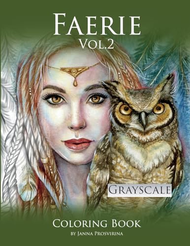 Faerie Vol.2: Grayscale: Coloring Book von Lulu