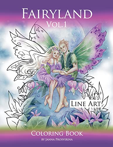 Fairyland Vol.1: Line Art Coloring Book