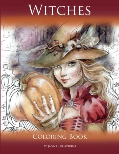 Witches: Coloring Book