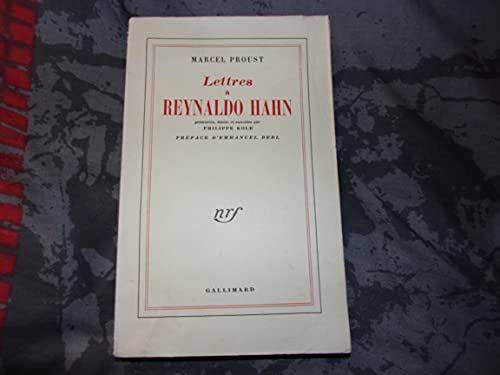 Lettres à Reynaldo Hahn