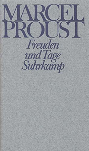 Werke. Frankfurter Ausgabe: Werke I. Band 1: Freuden und Tage und andere Erzählungen und Skizzen aus den Jahren 1892-1896 Werke. Frankfurter Ausgabe: Werke I. Band 1: Freuden und Tage und andere Erzählungen und Skizzen aus den Jahren 1892-1896