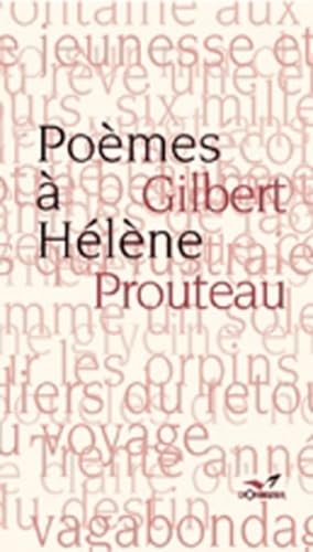 Poemes a helene von ORBESTIER