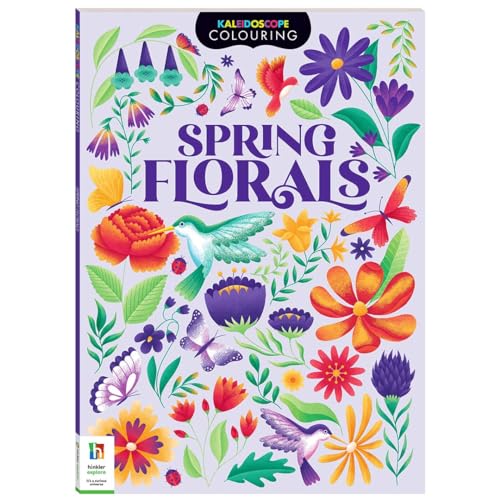 Kaleidoscope Colouring Spring Florals von Hinkler Books