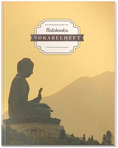 DÉKOKIND Vokabelheft | DIN A4, 84 Seiten, 2 Spalten, Register, Vintage Softcover | Dickes Vokabelbuch | Motiv: Meditation DÉKOKIND Vokabelheft | DIN A4, 84 Seiten, 2 Spalten, Register, Vintage Softcover | Dickes Vokabelbuch | Motiv: Meditation