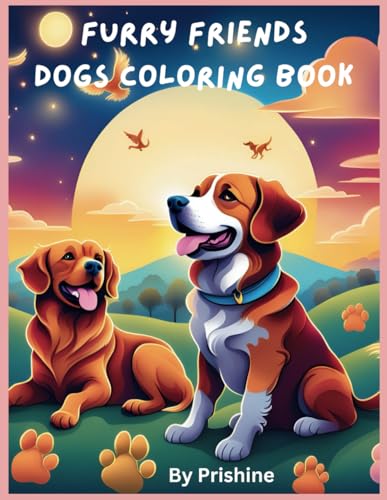 Furry Friends: Dog Coloring Book for Kids: Adorable Puppies and Dogs to Spark Creativity and Fun for Ages 4-8! von Independently published