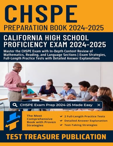 CHSPE Preparation Book 2024-2025: Master CHSPE Exam with In-Depth Content Review of Mathematics, Reading, and Language Sections | Exam Strategies, ... for California High School Proficiency Exam CHSPE Preparation Book 2024-2025: Master CHSPE Exam with In-Depth Content Review of Mathematics, Reading, and Language Sections | Exam Strategies, ... for California High School Proficiency Exam von Independently published