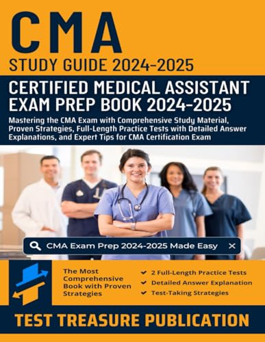 CMA Study Guide 2024-2025: Mastering the Certified Medical Assistant Exam with Comprehensive Study Material, Proven Strategies, Full-Length Practice ... and Expert Tips for CMA Certification Exam CMA Study Guide 2024-2025: Mastering the Certified Medical Assistant Exam with Comprehensive Study Material, Proven Strategies, Full-Length Practice ... and Expert Tips for CMA Certification Exam von Independently published