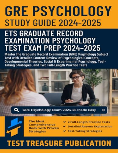 GRE Psychology Test Study Guide 2024-2025: Detailed Content Review of Psychological Concepts, Developmental Theories, Social & Experimental ... and Two Full-Length Practice Tests GRE Psychology Test Study Guide 2024-2025: Detailed Content Review of Psychological Concepts, Developmental Theories, Social & Experimental ... and Two Full-Length Practice Tests von Independently published