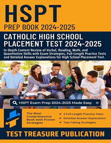 HSPT Prep Book 2024-2025: In-Depth Content Review of Verbal, Reading, Math, and Quantitative Skills with Exam Strategies, Full-Length Practice Tests ... Explanations for High School Placement Test HSPT Prep Book 2024-2025: In-Depth Content Review of Verbal, Reading, Math, and Quantitative Skills with Exam Strategies, Full-Length Practice Tests ... Explanations for High School Placement Test von Independently published