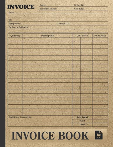 Invoice Book: Invoice Book For Self Employed & Small Businesses, A4 Invoice Book: Invoice Book For Self Employed & Small Businesses, A4 von Independently published
